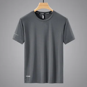 Quick Dry Sport T Shirt Men'S 2024 Short Sleeves Summer Casual White Plus OverSize 6XL 7XL 8XL 9XL Top Tees GYM Tshirt Clothes