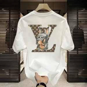 Men's 2025 New Hot American Heavy Cotton Short-sleeved T-shirt Ins Loose Crew Neck Men's and Women's Fashion Casual T-shirt
